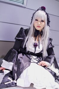 Rating: Safe Score: 0 Tags: 1girl bangs dress flower gothic_lolita lips lolita_fashion long_hair long_sleeves looking_at_viewer solo suigintou User: admin