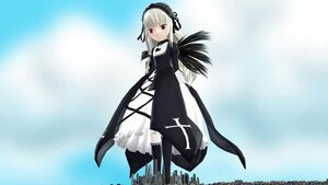 Rating: Safe Score: 0 Tags: 1girl auto_tagged bangs black_dress black_ribbon black_wings boots dress flower frills hairband image juliet_sleeves long_hair long_sleeves looking_at_viewer red_eyes ribbon rose silver_hair solo standing suigintou wings User: admin