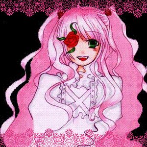 Rating: Safe Score: 0 Tags: 1girl flower food fruit halftone halftone_background image kirakishou long_hair looking_at_viewer open_mouth pink_hair polka_dot polka_dot_background smile solo User: admin