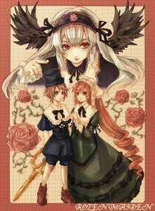 Rating: Safe Score: 0 Tags: 3girls blonde_hair bow brown_hair dress drill_hair flower frills green_dress hairband hat image long_hair long_sleeves looking_at_viewer multiple multiple_girls pink_hair red_flower red_rose rose shinku short_hair silver_hair smile suigintou suiseiseki tagme twintails very_long_hair User: admin