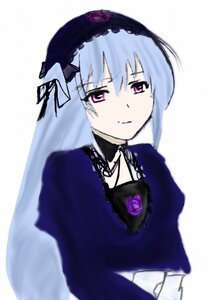 Rating: Safe Score: 0 Tags: 1girl closed_mouth dress flower hairband image lolita_fashion lolita_hairband long_hair long_sleeves looking_at_viewer pink_eyes rose simple_background solo suigintou upper_body white_background User: admin