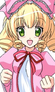 Rating: Safe Score: 0 Tags: 1girl :d blonde_hair blush bow dress drill_hair frills green_eyes hina_ichigo hinaichigo image long_sleeves looking_at_viewer oekaki open_mouth pink_bow ribbon simple_background smile solo upper_body white_background User: admin