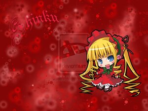 Rating: Safe Score: 0 Tags: 1girl blonde_hair blue_eyes bonnet bow bowtie cup dress flower full_body image long_hair long_sleeves looking_at_viewer red_dress rose shinku solo twintails very_long_hair User: admin