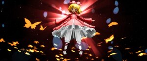 Rating: Safe Score: 0 Tags: 1girl blonde_hair bow bug butterfly dress flower full_body green_eyes hinaichigo image insect mary_janes medicine_melancholy petals red_footwear shoes short_hair skirt socks solo white_legwear User: admin