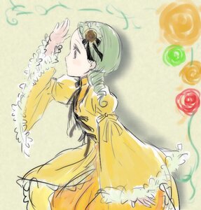 Rating: Safe Score: 0 Tags: 1girl blonde_hair dress drill_hair flower hat image kanaria long_sleeves puffy_sleeves ribbon rose solo tomoe_mami twin_drills yellow_dress User: admin