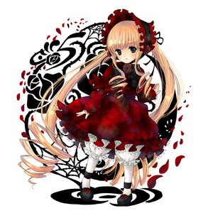 Rating: Safe Score: 0 Tags: 1girl blonde_hair bloomers blue_eyes bonnet bow dress drill_hair flower image long_hair long_sleeves looking_at_viewer petals red_dress rose rose_petals shinku shoes solo twintails underwear very_long_hair User: admin