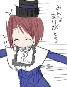 Rating: Safe Score: 0 Tags: 1girl blue_dress blurry blush braid brown_hair closed_eyes dress emphasis_lines hat image long_hair long_sleeves motion_blur motion_lines simple_background sketch solo solo_braid souseiseki white_background User: admin