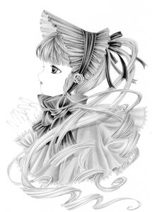 Rating: Safe Score: 0 Tags: 1girl animal_ears bonnet bow commentary_request drill_hair flower graphite_(medium) greyscale hair_ribbon image lace lolita_fashion long_hair megumi_(piyo7piyo9) monochrome photoshop_(medium) profile ribbon rose rozen_maiden shinku solo striped traditional_media upper_body User: admin