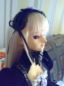 Rating: Safe Score: 0 Tags: 1girl 3d bangs blurry closed_mouth depth_of_field doll dress flower frills gothic_lolita hairband lace lips lolita_fashion long_hair long_sleeves photo profile ribbon solo suigintou upper_body white_hair User: admin