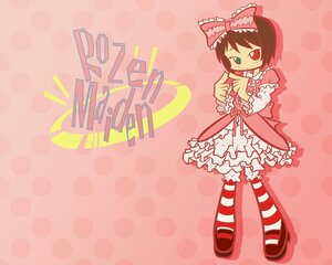 Rating: Safe Score: 0 Tags: 1girl bow dress frills full_body green_eyes hair_bow halftone halftone_background image mary_janes pink_bow polka_dot polka_dot_background polka_dot_dress ribbon shoes short_hair solo souseiseki standing striped striped_legwear User: admin