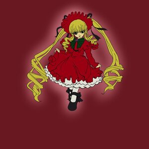 Rating: Safe Score: 0 Tags: 1girl auto_tagged blonde_hair blue_eyes bonnet bow dress drill_hair full_body image long_hair long_sleeves looking_at_viewer red_background red_dress shinku shoes solo standing very_long_hair User: admin