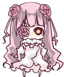 Rating: Safe Score: 0 Tags: 1girl bangs blush chibi dress eyebrows_visible_through_hair flower full_body hair_flower hair_ornament image kirakishou long_hair long_sleeves pink_hair pink_rose rose solo standing striped vertical_stripes very_long_hair vines white_background white_dress User: admin