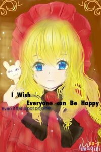 Rating: Safe Score: 0 Tags: 1girl blonde_hair blue_eyes dress flower image long_hair looking_at_viewer red_flower red_rose rose shinku solo upper_body User: admin