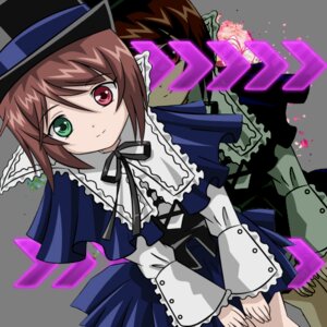 Rating: Safe Score: 0 Tags: 1girl blue_dress brown_hair capelet dress frills green_eyes hat heterochromia image long_sleeves looking_at_viewer red_eyes ribbon short_hair smile solo souseiseki suiseiseki top_hat User: admin