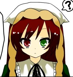 Rating: Safe Score: 0 Tags: 1girl ? dress frills green_eyes hat head_scarf image long_sleeves looking_at_viewer red_eyes simple_background solo spoken_question_mark suiseiseki upper_body white_background User: admin