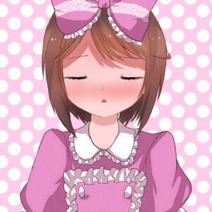 Rating: Safe Score: 0 Tags: 1girl blush bow brown_hair circle closed_eyes color_guide frills hair_bow halftone halftone_background image mushroom pajamas pink_bow polka_dot polka_dot_background polka_dot_bikini polka_dot_bow polka_dot_bra polka_dot_dress polka_dot_legwear polka_dot_panties polka_dot_ribbon polka_dot_skirt polka_dot_swimsuit short_hair solo souseiseki unmoving_pattern upper_body User: admin