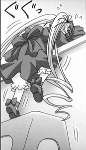 Rating: Safe Score: 0 Tags: 1girl bloomers bow dress flying_sweatdrops greyscale image long_hair long_sleeves monochrome shinku shoes solo twintails underwear very_long_hair User: admin