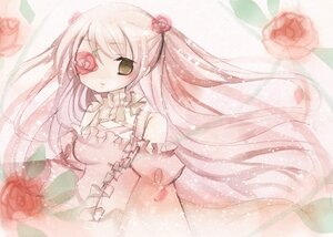 Rating: Safe Score: 0 Tags: 1girl detached_sleeves dress flower frills hair_ornament hatsune_miku image kirakishou long_hair pink_flower pink_hair pink_rose red_flower red_rose rose solo thorns very_long_hair User: admin