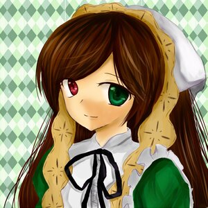 Rating: Safe Score: 0 Tags: 1girl argyle argyle_background argyle_legwear bangs board_game brown_hair checkered checkered_background checkered_floor checkered_kimono chess_piece cookie green_eyes hat head_scarf heterochromia image long_hair long_sleeves perspective plaid_background red_eyes ribbon solo suiseiseki tile_floor tile_wall tiles upper_body User: admin