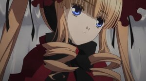 Rating: Safe Score: 0 Tags: 1girl bangs blonde_hair blue_eyes bow close-up drill_hair flower image long_hair looking_at_viewer ribbon shinku solo twin_drills twintails User: admin