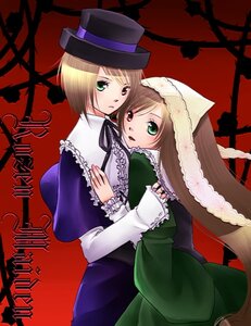 Rating: Safe Score: 0 Tags: 2girls blonde_hair brown_hair dress frills green_dress green_eyes hat head_scarf heterochromia image long_hair long_sleeves looking_at_viewer multiple_girls pair red_eyes short_hair siblings sisters souseiseki suiseiseki top_hat twins User: admin