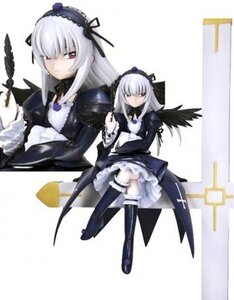 Rating: Safe Score: 0 Tags: 1girl black_wings boots cross doll dress frills full_body hairband long_hair long_sleeves looking_at_viewer multiple_girls one_eye_closed ribbon rose silver_hair simple_background solo suigintou thighhighs white_background wings User: admin