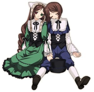 Rating: Safe Score: 0 Tags: 2girls brown_hair closed_eyes dress frills green_dress green_eyes hat head_scarf heterochromia image long_hair long_sleeves multiple_girls pair pantyhose piyodera_mucha red_eyes rozen_maiden short_hair siblings sisters sitting sleeping souseiseki suiseiseki twins very_long_hair watering_can white_background User: admin