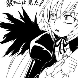 Rating: Safe Score: 0 Tags: 1girl blush dress greyscale image long_hair long_sleeves monochrome puffy_sleeves simple_background solo suigintou upper_body white_background wings User: admin