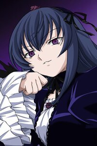 Rating: Safe Score: 0 Tags: 1girl black_ribbon dress frilled_sleeves frills hair_ribbon hairband image long_hair long_sleeves looking_at_viewer purple_eyes ribbon simple_background solo suigintou upper_body User: admin