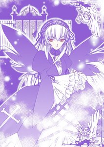 Rating: Safe Score: 0 Tags: 1girl black_wings detached_collar dress flower frilled_sleeves frills hairband image juliet_sleeves long_hair long_sleeves looking_at_viewer puffy_sleeves red_eyes ribbon rose solo suigintou very_long_hair wings User: admin