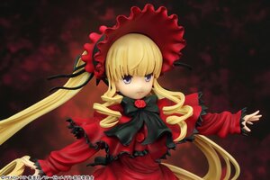Rating: Safe Score: 0 Tags: 1girl blonde_hair blue_eyes bonnet bow bowtie doll dress drill_hair flower long_hair long_sleeves looking_at_viewer red_dress rose shinku sidelocks solo twintails very_long_hair watermark User: admin