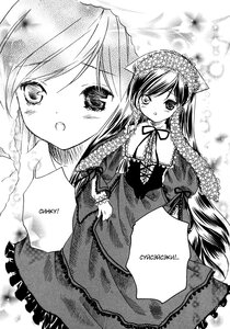 Rating: Safe Score: 0 Tags: 1girl :o blush comic dress frills gothic_lolita greyscale hairband image lolita_fashion long_hair long_sleeves looking_at_viewer monochrome open_mouth ribbon solo standing suiseiseki very_long_hair User: admin