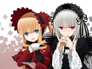 Rating: Safe Score: 0 Tags: 2girls 3girls :d blonde_hair blue_eyes blush bonnet bow commentary_request cup dress drill_hair flower frills goribote hairband holding_cup image kirakishou lolita_fashion long_hair long_sleeves multiple_girls open_mouth pair red_eyes rose rozen_maiden shinku silver_hair smile suigintou teacup when_you_see_it wings yakult User: admin