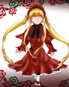 Rating: Safe Score: 0 Tags: 1girl blonde_hair bonnet bow bowtie capelet dress drill_hair flower hat image long_hair long_sleeves pink_flower pink_rose purple_rose red_dress red_flower red_rose rose rose_petals shinku solo thorns twintails white_rose yellow_rose User: admin