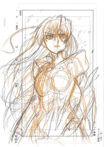 Rating: Safe Score: 0 Tags: 1girl angry barasuishou image large_breasts long_hair looking_at_viewer monochrome sketch solo traditional_media User: admin