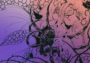 Rating: Safe Score: 0 Tags: 1girl artist_request chain-link_fence cowboy_shot expressionless fence flower flower_over_eye frills gradient heart image kirakishou komeiji_satori long_hair monochrome mosaic_background pink_background plant purple_background rose rozen_maiden short_hair solo stained_glass thorns vines User: admin