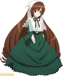 Rating: Safe Score: 0 Tags: 1girl black_ribbon blush brown_hair dress frills green_dress green_eyes heterochromia image long_hair long_sleeves looking_at_viewer red_eyes ribbon solo souseiseki suiseiseki very_long_hair white_background User: admin