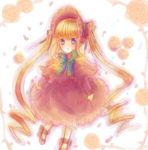 Rating: Safe Score: 0 Tags: 1girl auto_tagged blonde_hair blue_eyes bonnet bow bowtie dress flower full_body green_bow image long_hair long_sleeves looking_at_viewer petals pink_flower pink_rose rose rose_petals shinku shoes solo twintails very_long_hair yellow_flower yellow_rose User: admin