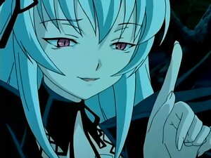 Rating: Safe Score: 0 Tags: 1girl blue_theme close-up face image long_hair looking_at_viewer monochrome open_mouth smile solo spot_color suigintou upper_body User: admin