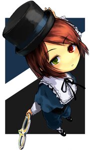 Rating: Safe Score: 0 Tags: 1girl :o blue_dress brown_hair dress from_above full_body green_eyes hat heterochromia image long_sleeves looking_at_viewer negy pantyhose red_eyes ribbon rozen_maiden shoes short_hair solo souseiseki top_hat User: admin