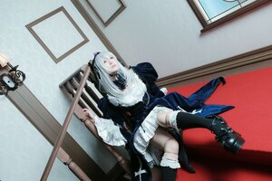 Rating: Safe Score: 0 Tags: 1girl boots dress gothic_lolita indoors lolita_fashion long_hair sitting solo twintails window User: admin