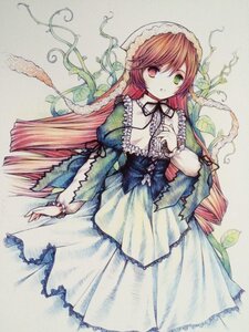 Rating: Safe Score: 0 Tags: 1girl brown_hair dress flower frills green_dress green_eyes heterochromia image lolita_fashion long_hair long_sleeves looking_at_viewer plant red_eyes solo souseiseki suiseiseki traditional_media very_long_hair vines watercolor_(medium) User: admin