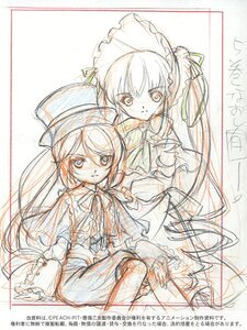 Rating: Safe Score: 0 Tags: 2girls bonnet color_trace dress drill_hair frills hat image kasugai_hiroyuki long_hair long_sleeves looking_at_viewer monochrome multiple_girls pair production_art rozen_maiden shinku short_hair sisters sitting sketch smile souseiseki suigintou suiseiseki top_hat traditional_media trim_marks twintails very_long_hair User: admin