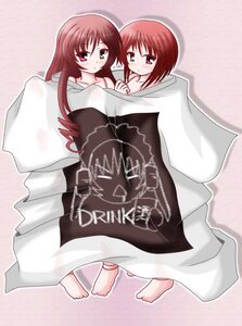 Rating: Safe Score: 0 Tags: 2girls artist_request barefoot blush brown_hair full_body heterochromia image long_hair looking_at_viewer multiple_girls oversized_clothes pair photoshop_(medium) red_eyes red_hair rozen_maiden shared_clothes shared_shirt shirt short_hair siblings sisters souseiseki standing suiseiseki t-shirt toes twins yuri User: admin