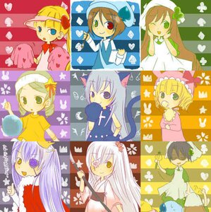 Rating: Safe Score: 0 Tags: 6+girls animal_ears brown_hair cat_ears dress green_eyes hair_ornament hat heterochromia image japanese_clothes kimono long_hair multiple multiple_girls one_eye_closed short_hair suiseiseki tagme yellow_eyes User: admin