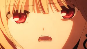 Rating: Safe Score: 0 Tags: 1girl bangs blonde_hair close-up eyebrows_visible_through_hair face image looking_at_viewer open_mouth red_eyes solo suigintou User: admin