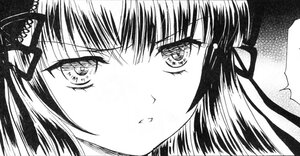 Rating: Safe Score: 0 Tags: 1girl bangs close-up closed_mouth eyebrows_visible_through_hair face greyscale hair_ribbon image long_hair looking_at_viewer monochrome ribbon solo suigintou User: admin