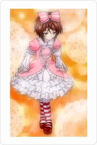 Rating: Safe Score: 0 Tags: 1boy bow brown_hair dress frilled_dress frilled_sleeves frills full_body hair_bow image lolita_fashion long_sleeves pantyhose pink_bow pink_dress puffy_sleeves shoes solo souseiseki standing striped striped_legwear User: admin