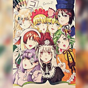 Rating: Safe Score: 0 Tags: 6+girls blonde_hair blue_eyes blush bow brown_hair closed_eyes dress drill_hair eyepatch green_hair hat hina_ichigo image kanaria long_hair looking_at_viewer multiple multiple_girls open_mouth pink_bow rose shinku silver_hair sisters smile souseiseki suigintou suiseiseki tagme twins yellow_eyes User: admin