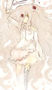 Rating: Safe Score: 0 Tags: 1girl dress flower image kirakishou long_hair pink_hair smile solo very_long_hair yellow_eyes User: admin